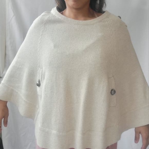WOOL Blend Boho Festival Poncho - Picture 16 of 16